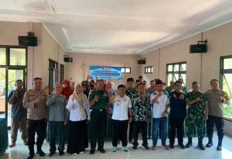 Danramil 0801/02 Kebonagung Hadiri Musyawarah Desa Dalam Penyusunan RKPDesa Karanganyar 