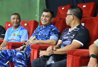Kehadiran Dankoharmatau Suntikan  Semangat, Atlet TNI Tampil Pantang Menyerah di Piala Panglima TNI