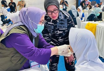 TNI AL Gelar Bakti Kesehatan Gigi Gratis Untuk 3000 Warga Cianjur 