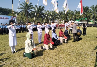 Latsar Ketarunaan Ditutup, Ribuan Pelajar SMKN se-Kota Madiun Tunjukkan Semangat Disiplin dan Kebersamaan