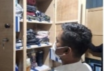 Penggeledahan di kamar hunian Lapas Binjai