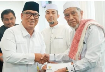 Wakil Gubernur Kepulauan Riau Nyanyang Haris Pratamura melakukan Safari Ramadan di Kota Batam pada Rabu, (25/2/2026). 