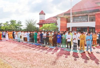 Pemkab Bintan Laksanakan Salat Istisqa dan Do'a Dampak Musim Kemarau 