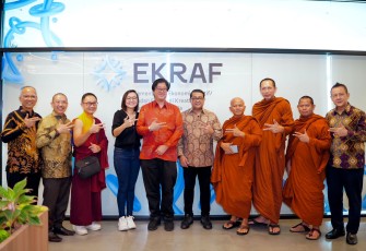 Menteri Ekraf Dukung Promosi Perayaan Waisak 2026 di Candi Borobudur