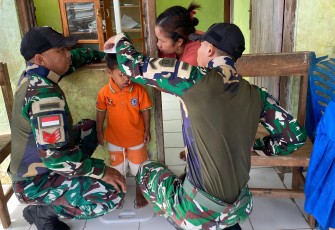 Yonarmed 12 Kostrad Peduli Kesehatan Warga