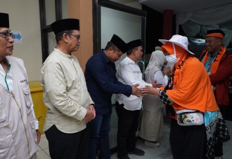 Forkopimda Kota Madiun Sambut Kepulangan Jemaah Haji