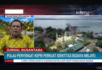 Gubernur Ansar Ahmad saat jadi Narasumber di Program Jurnal Nusantara