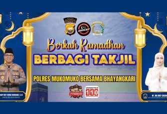 Polres Mukomuko dan Bhayangkari Hadirkan Ramadhan Penuh Kepedulian