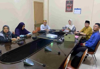 Pemko Tanjungpinang saat Ikuti Rakor Pengendalian Inflasi Pasca Pekan Kedua Ramadhan