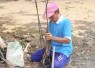 Bapak Timbul antusias membantu program TMMD ke-129 di dusun Lembenah