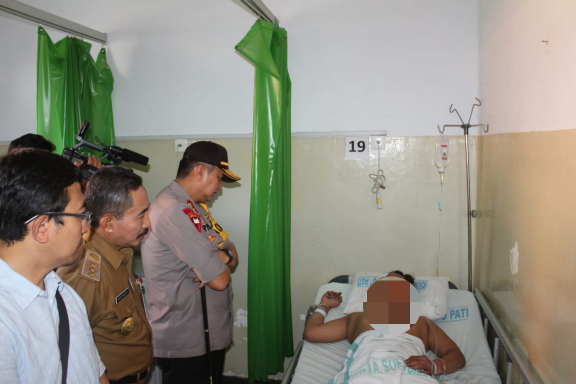 Purwadi pelaku pembacokan dirawat di RSU Soewondo