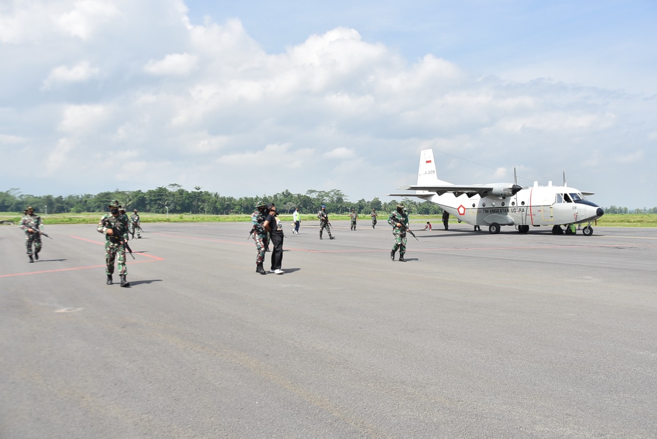 Lanud J.B. Soedirman Gelar Latihan Kamhanlan