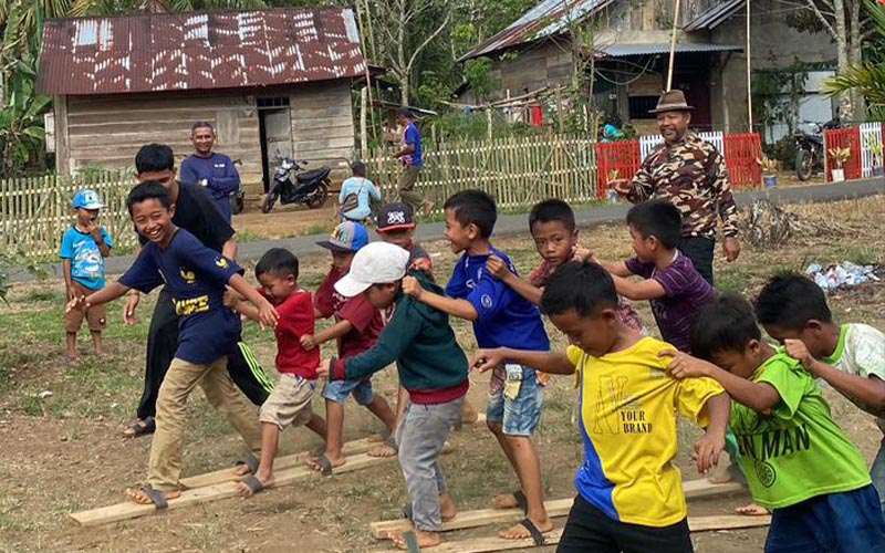 Pemdes Desa Temdak Gelar berbagai perlombaan