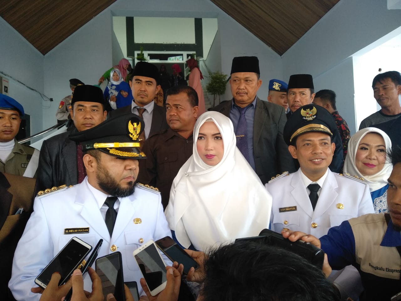 Wali Kota dan Wakil Wali Kota Bengkulu usai dilantik