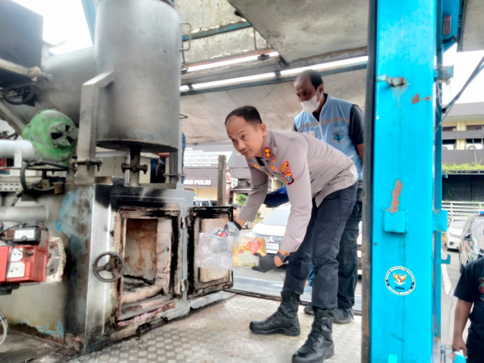 Wakapolrestabes Medan Musnahkan Barang Bukti Narkotika
