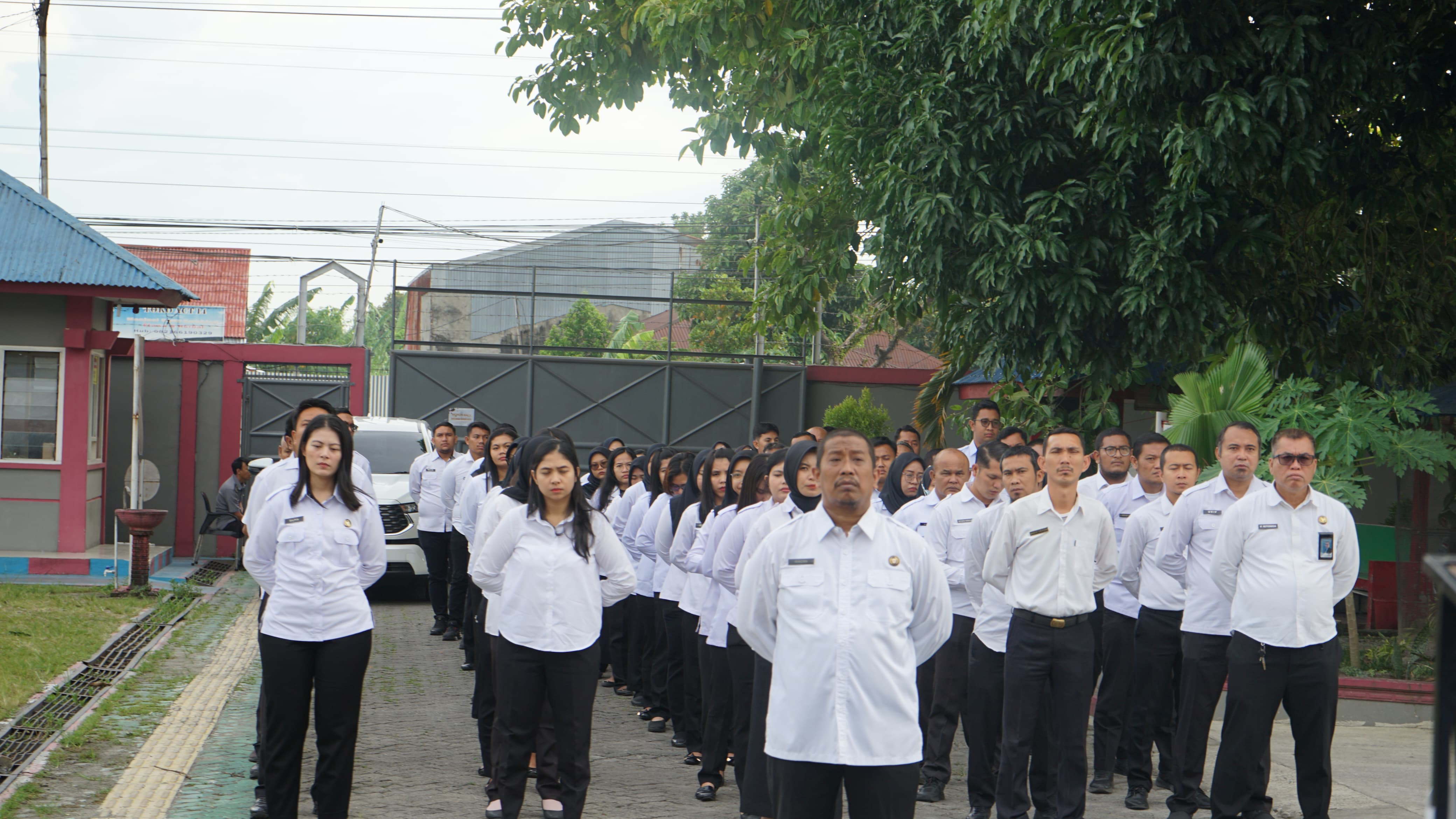 Jajaran Kanwil Ditjenpas Ikuti Apel Pagi