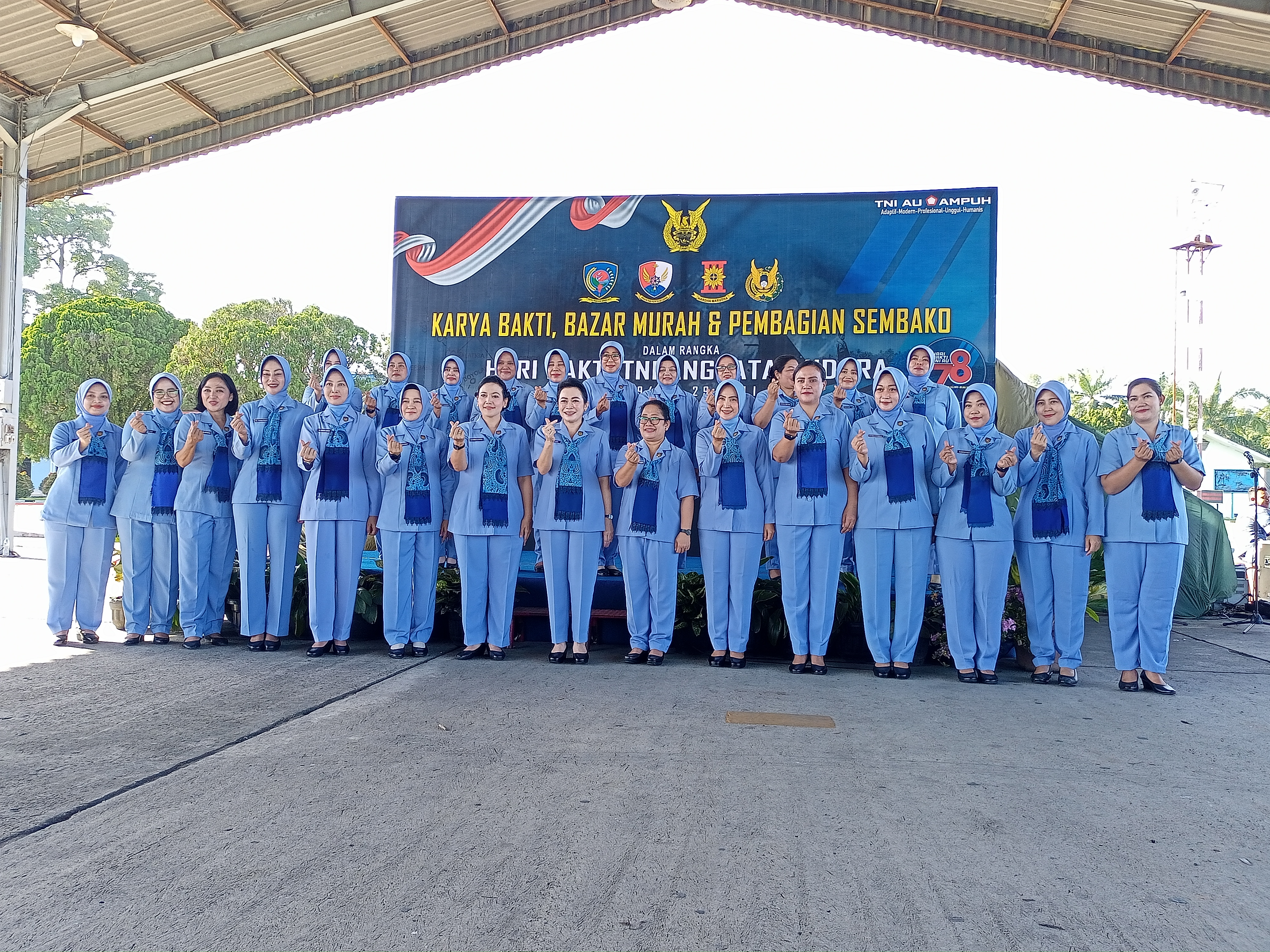 Poto Bersama Usai Kegiatan Hari Bakti ke-78