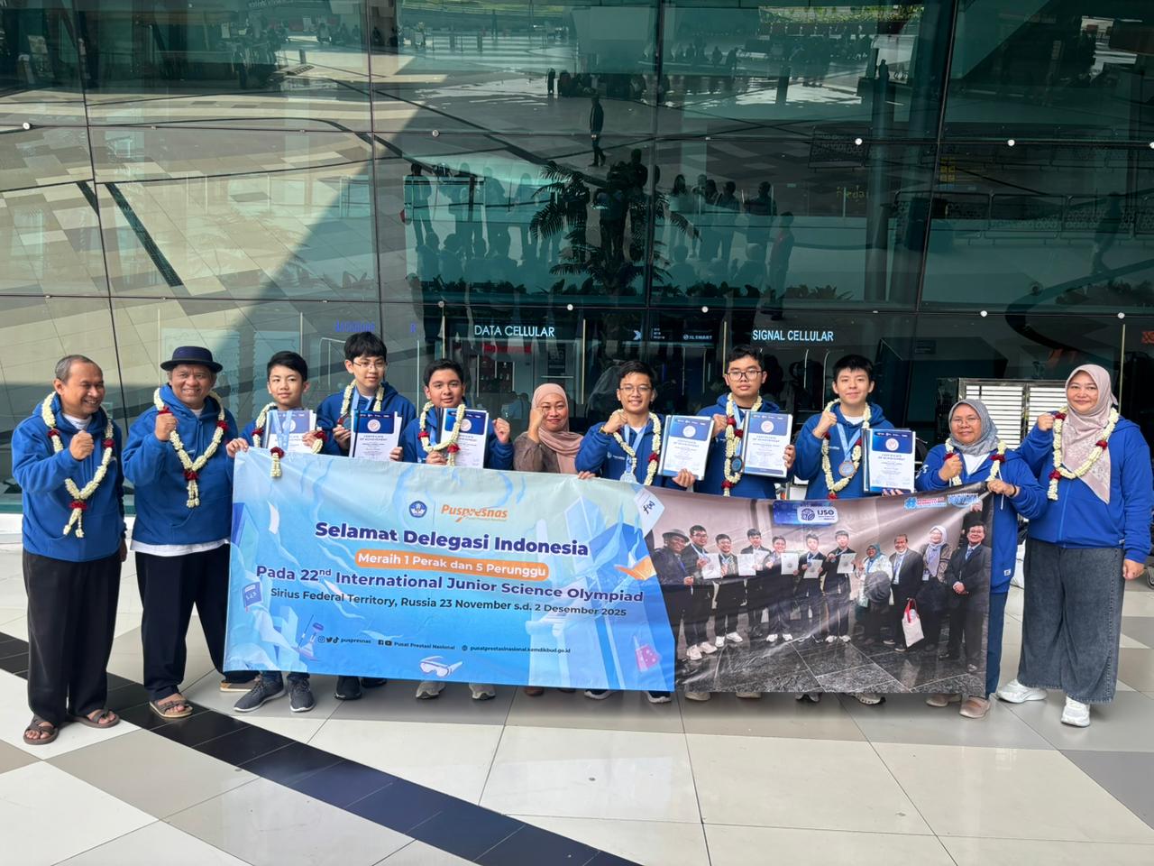 Siswa Indonesia Raih Enam Medali pada Ajang International Junior Science Olympiad 2025