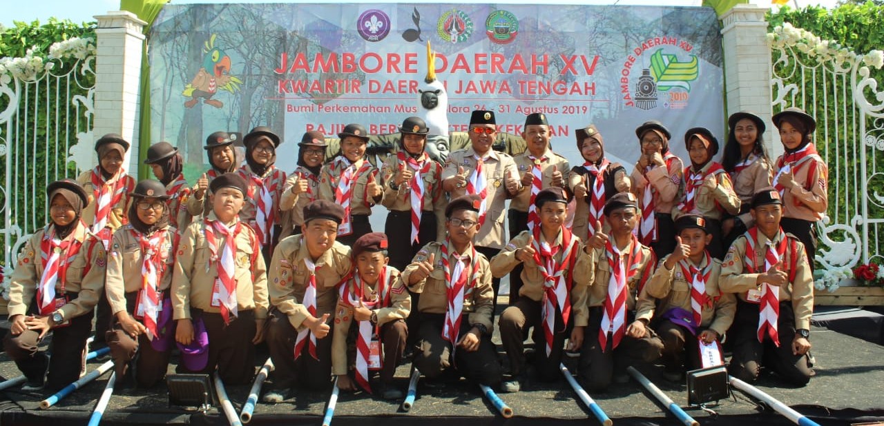 Kontingen Kota Tegal dalam Jambore Daerah XV Blora Jateng