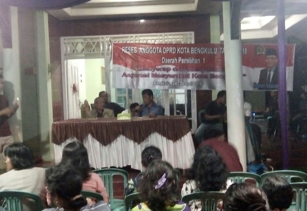 Reses Anggota DPRD Hotman 