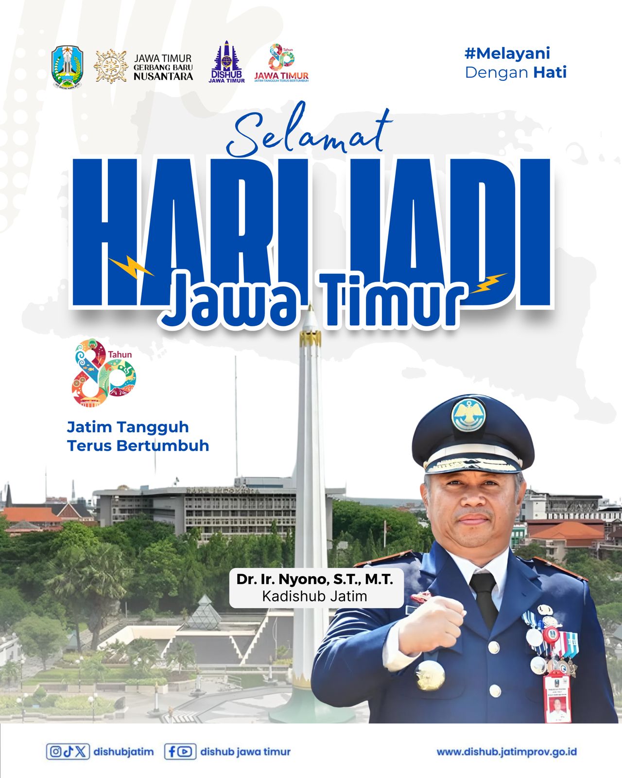 Selamat Hari Jadi ke-80 Provinsi Jawa Timur