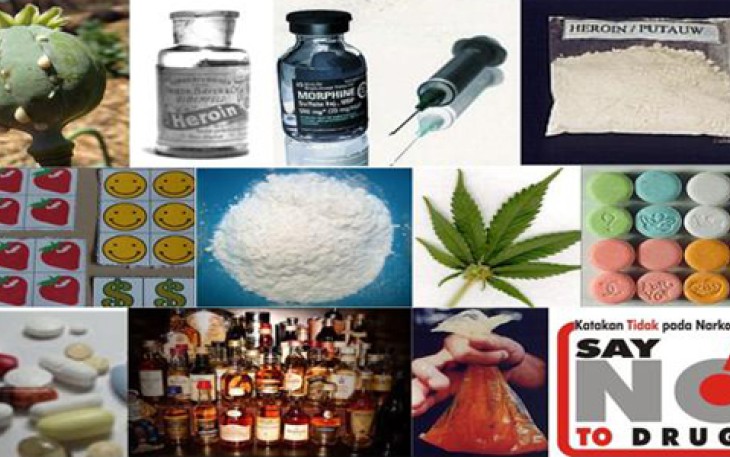 Ilustrasi narkotika dan obat-obatan terlarang