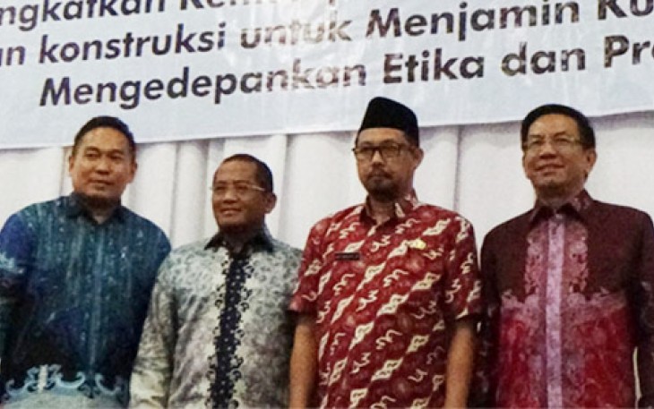 Musyawarah Daerah (Musda) Gapensi Provinsi Bengkulu, Kamis (20/04/2017).