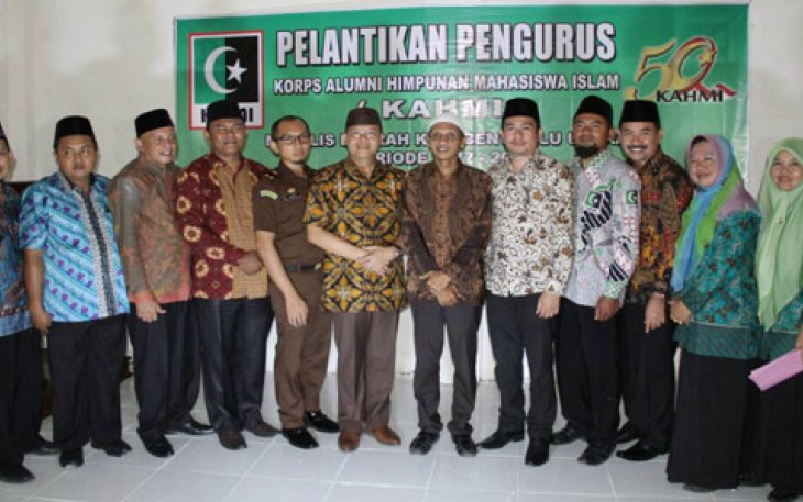 Wakil Gubernur Bengkulu Rohidin Mersyah saat menghadiri acara Pelantikan Pengurus KAHMI Majelis Daerah Kabupaten Bengkulu Utara Periode 2017 - 2022, Jumat (21/4).  