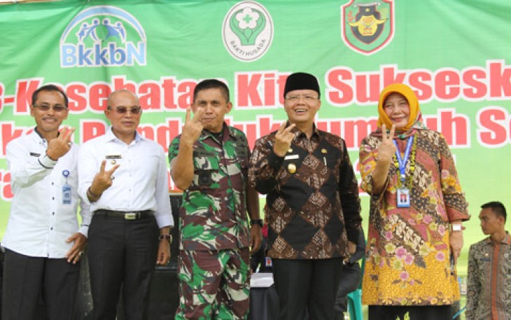 Launching TMKK tingkat Provinsi Bengkulu bertempat di Desa Batu Ampar Kec. Kedurang Kab. Bengkulu Selatan, Kamis (27/4).