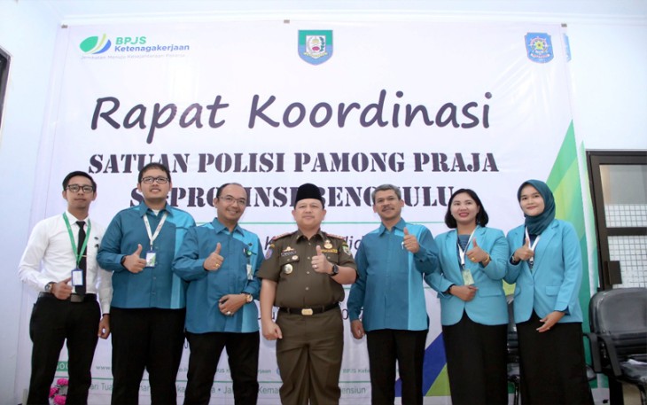 Rakor BPJS Ketenagakerjaan bersama Satpol PP