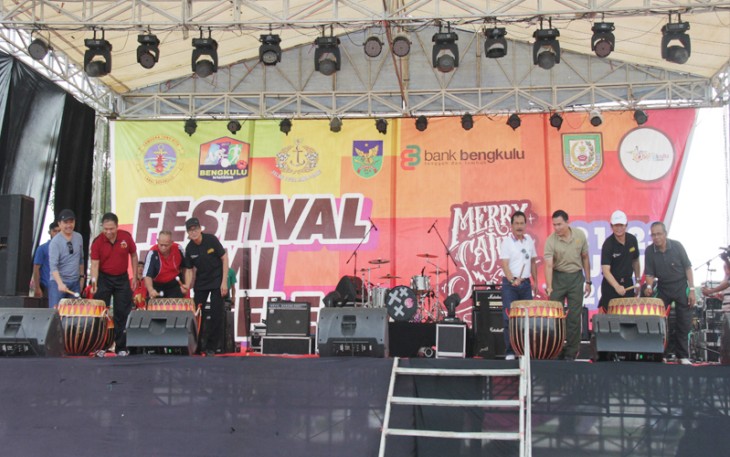 Pembukaan Festival Bumi Rafflesia, Jumat (21/07/2017).