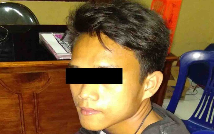JN saat diamankan polisi. Foto: (Tribratanewsbengkulu.com)