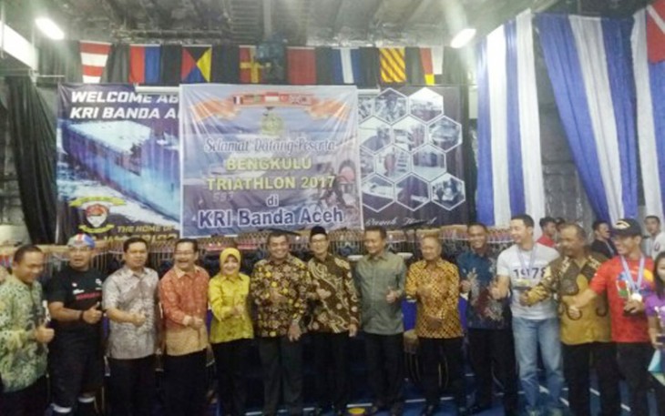Bengkulu Triathlon 2017 di Bengkulu telah sukses dilaksanakan, Sabtu (22/7).