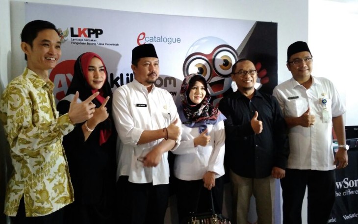 Foto bersama usai sosialisasi E-Katalog LKPP 
