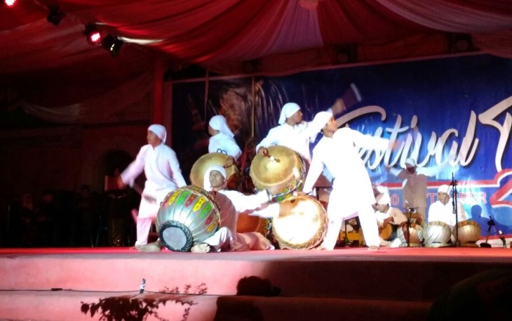 Penampilan musik dol Bengkulu