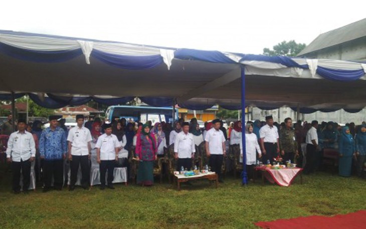 Pemerintah Kota Bengkulu memperingati Hari Keluarga Nasional (Harganas) XXIV Tingkat  pada Rabu (6/9/2017)
