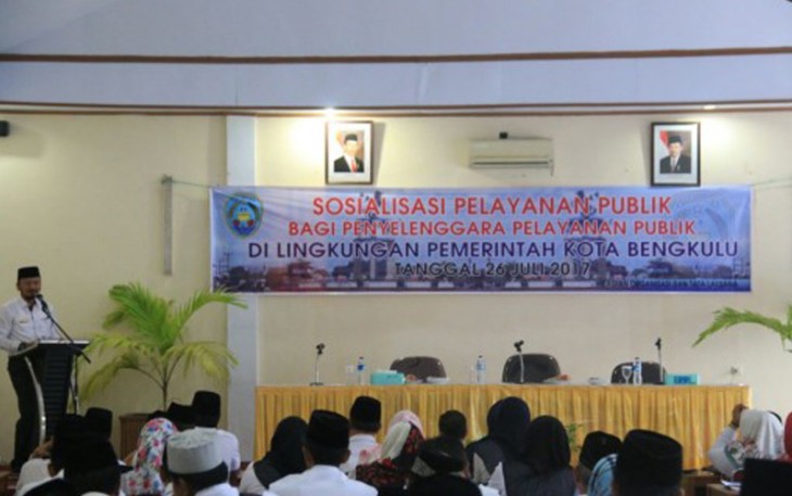 Pemerintah Kota Bengkulu menggelar sosialisasi pelayanan publik