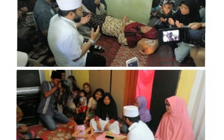 Walikota datang menjenguk 2 warga kota yang mengidap penyakit langka