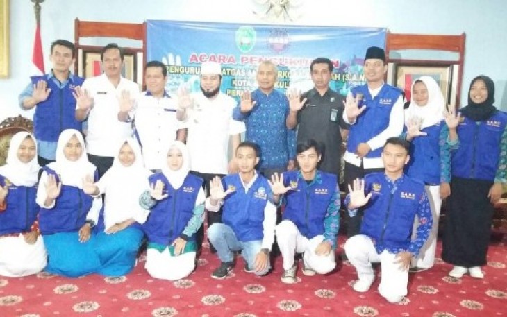 Walikota Lantik Satas Anti Narkoba Sekolah