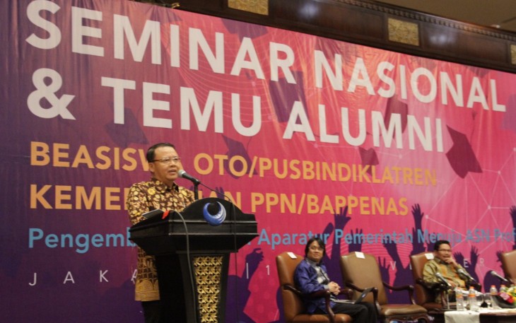 Plt jadi Keynote Speaker di Bapennas