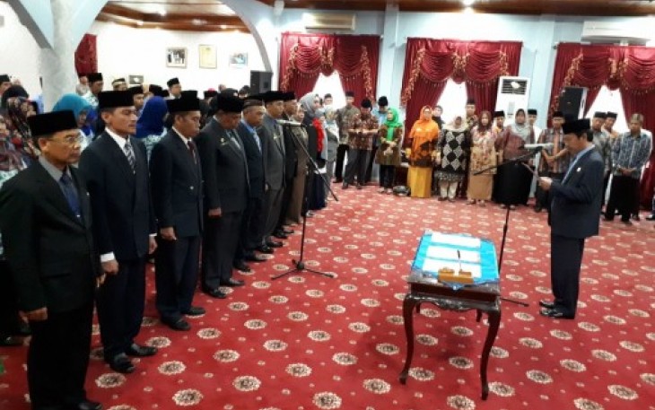 Pelantikan Pejabat Di Lingkungan Pemkot