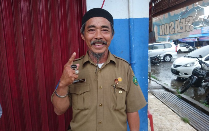 Kepala Pasar Barukoto Edwin Agus Surakarta.