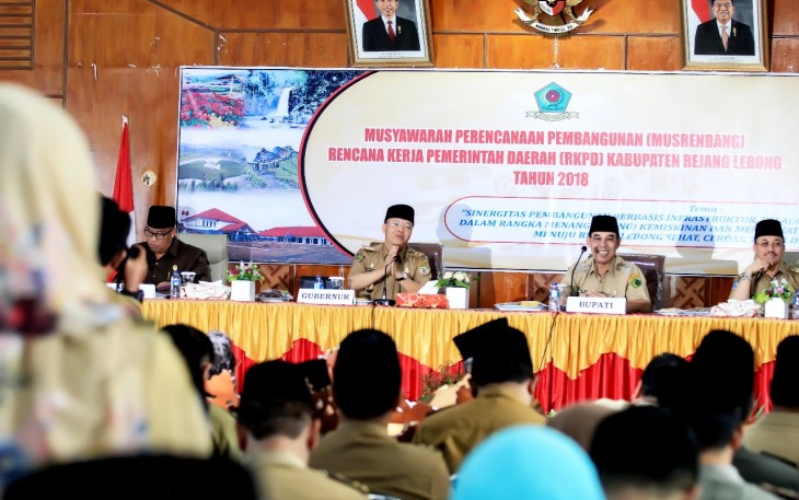 Musyawarah Perencanaan Pembangunan (Musrenbang) Rencana Kerja Pemerintah Daerah (RKPD) Kabupaten Rejang Lebong, tahun anggaran 2019.