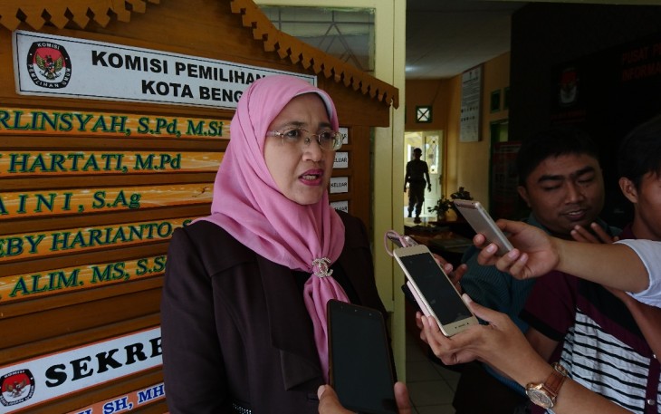 Komisioner KPU Sri Hartati, M.Pd