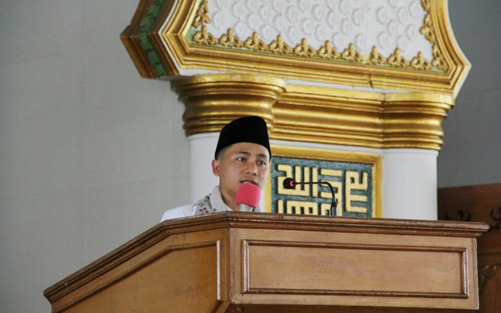 Ustad Ilham Syukri pada tausyiah mengingatkan Sholat adalah Pondasi kita sebagai umat muslim.