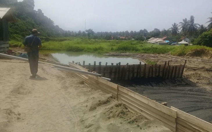 Lokasi Tambang PT. BMS di Desa Tebing Rambutan, Kecamatan Nasal Kabupaten Kaur