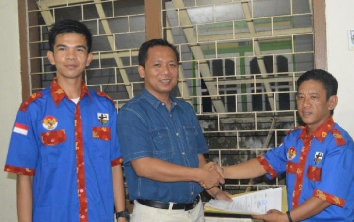 Handiro Efriawan resmi mengembalikan berkas pendaftaran bakal calon ketua DPD KNPI Provinsi Bengkulu periode 2018-2021