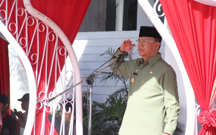Plt Gubernur Bengkulu Rohidin Mersyah Pimpin Upacara Peringatan Hari Kebangkitan Nasional Ke 110