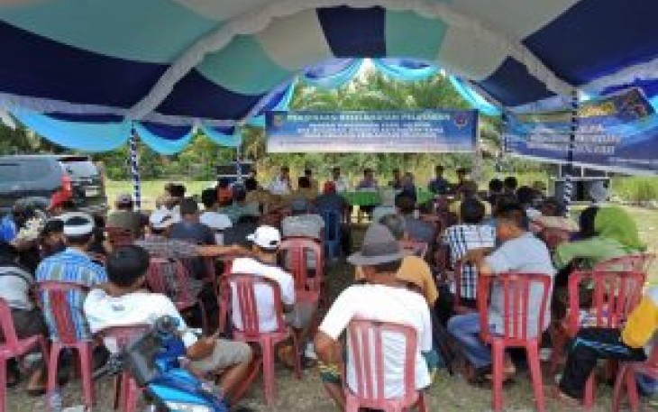 Dishub Laksanakan Pembinaan Keselamatan Pelayaran Desa Pasar Bantal, Mukomuko