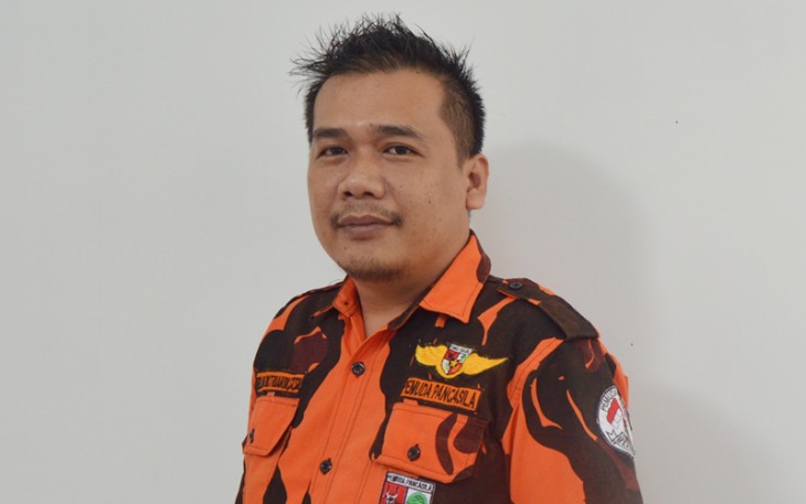 Erlan Oktriandi, ketua Pemuda Pancasila Kota Bengkulu